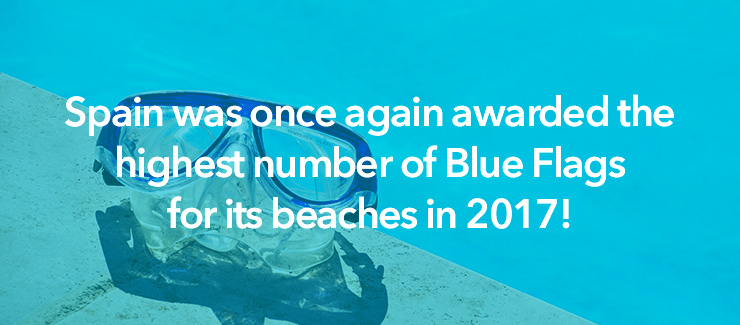 Spain was once again awarded the highest number of Blue Flags for its beaches in 2017!