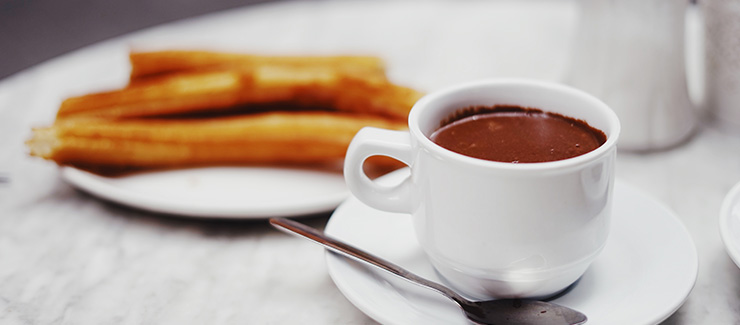 Churros and chocolate in Madrid